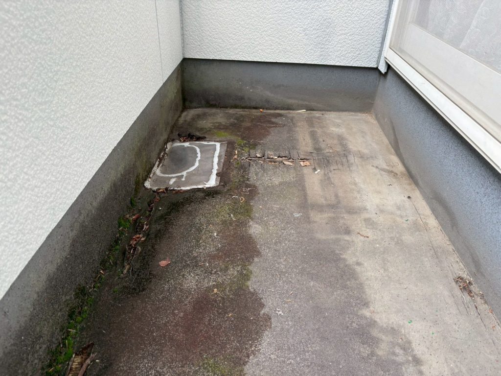 排水口周辺の汚れ